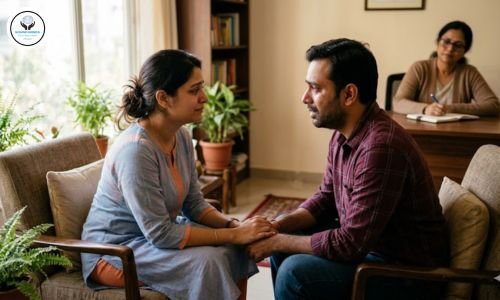 Compassionate couple counselling session at Sound Minds Thane