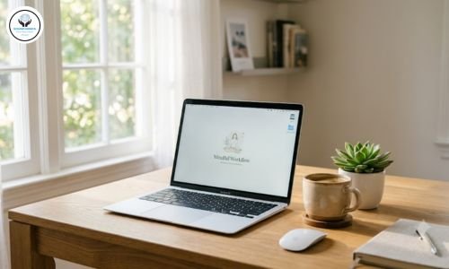 Professional practicing Work-Life Balance Strategies through mindfulness