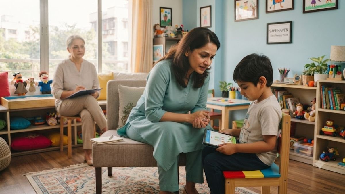 Professional guidance for screen addiction in children at Sound Minds Clinic.